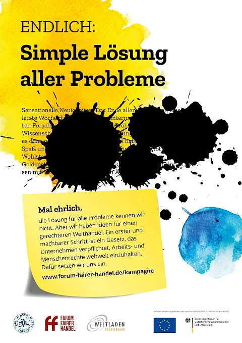 Weltladentag 2019 "Simple Lösung aller Probleme"