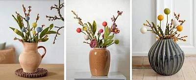 faire Filzblumen