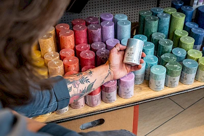Fair Trade Kerzen von Wax Industri (GEPA)